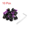 Motorcycle Windscreen 10 x M5 x 15mm Nut Bolt Screws