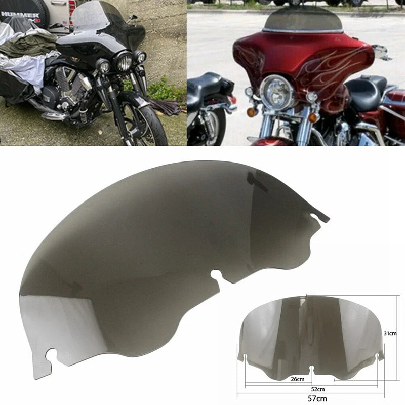 Harley Touring Electra Glide EFI FLHTI 10" Wave Windshield (1996-2013)