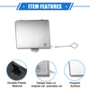 Mercedes-Benz R350 Rear Bumper Tow Hook Eye Hole Cover (2011-2012)