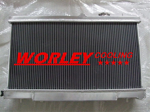 Saab 9-2X EJ20 / EJ25 2.0L / 2.5L Turbo 3 Row Aluminum Radiator (2004-2006)