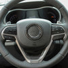 Jeep Grand Cherokee Carbon Fiber Center Steering Wheel Logo Sticker (2011-2021)