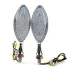 Make & Model 2 x Universal Motorcycle Chrome LED Turn Signal Indicators