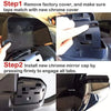 Chevy Silverado / GMC Sierra Gloss Black Mirror Cover Caps (2007-2013)