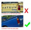 Nissan 720, Datsun 720 LH Rear Tail Lights (1980-1986)