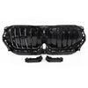 BMW X6 G06 Gloss Black Front Radiator Grille Active Air Shutter (2020-2023)