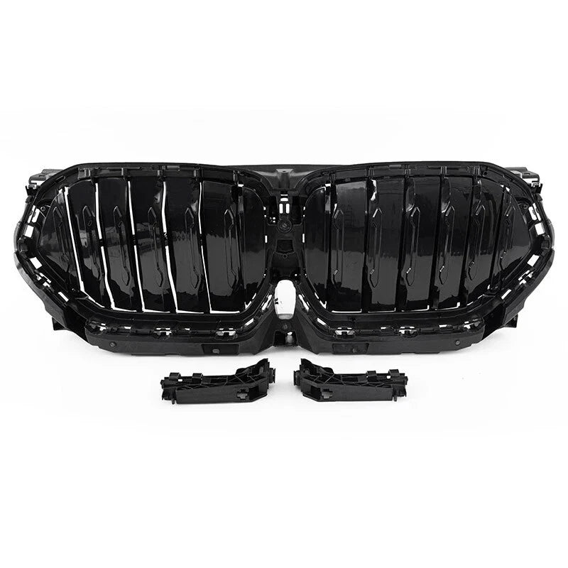 BMW X6 G06 Gloss Black Front Radiator Grille Active Air Shutter (2020-2023)