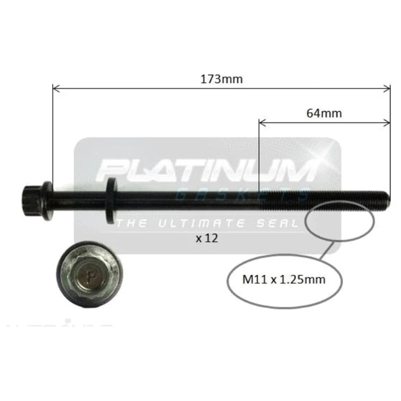 Subaru Impreza G3 GE GH 2.0L EJ204 Cylinder Head Bolt Set (2007-2012)