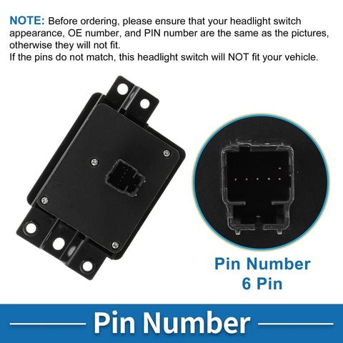 Dodge Dakota Headlight Switch (2005 - 2010)