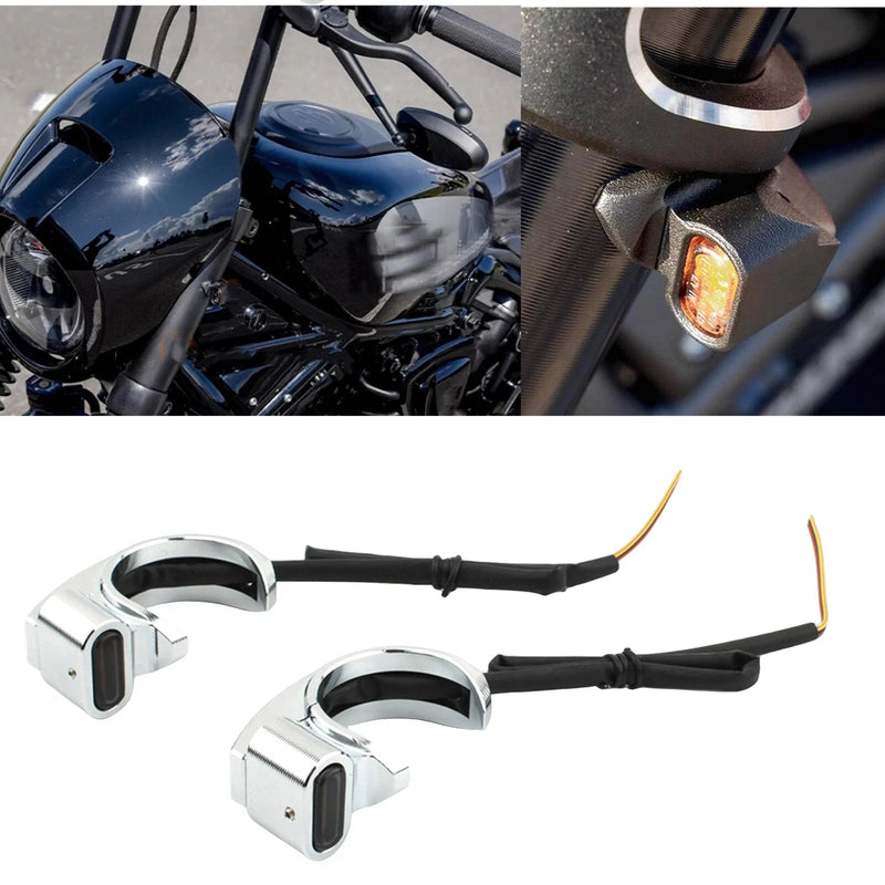 Harley Sportster Dyna Bobber 49-51mm LED Turn Signal Light