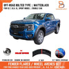 Ford Ranger 2022-2023 XL XLT XLS Sport Matte Black Fender Flares
