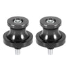 Yamaha 2 x Black Swingarm Spools Sliders Stand