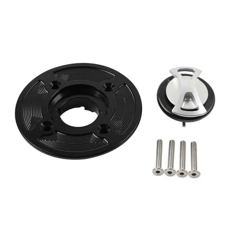 APRILIA RSV1000 (2004-2008) Tuono V4R (2011-2017) RSV4 R Silver Fuel Gas Tank Cap Cover