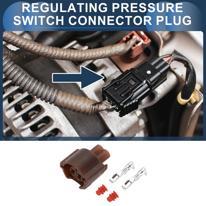 Honda Odyssey Civic 2 x Pin Regulating Pressure Switch Connector Plug