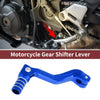 Kayo T2 Folding Gear Shifter Lever Blue Silver Tone