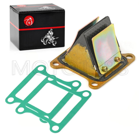 Kawasaki KX80 / KX100 Carb Intake Manifold Boot & Reed Valve (1991–2000)