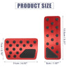 Jeep (2011-2021) Red Car Brake Pedal Pad & Gas Accelerator Cover