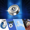 2 x 9x26x8mm Double Shield Single Row Car Deep Groove Ball Bearings
