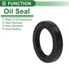 Car Oil Seal Seal Ring Rotary Shaft Seal NBR Rubber 48x70x12mm Black