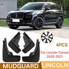 Lincoln Corsair 4 x Splash Guards Mud Flaps Mud Fender Mudguard (2020–2021)