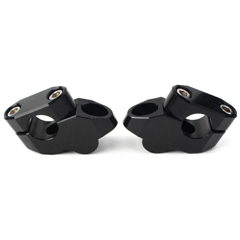 Motorcycle Black Handlebar Bar Extension Riser