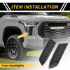Toyota Tacoma Carbon Fiber Headlight Grille Vent Covers (2016-2023)