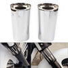 Harley Touring Electra Street Tri Glide Chrome Fork Slider Covers (2014-2023)