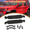 Jeep Wrangler TJ JK JL (2007-2023) Black Car Door Limiting Straps Set