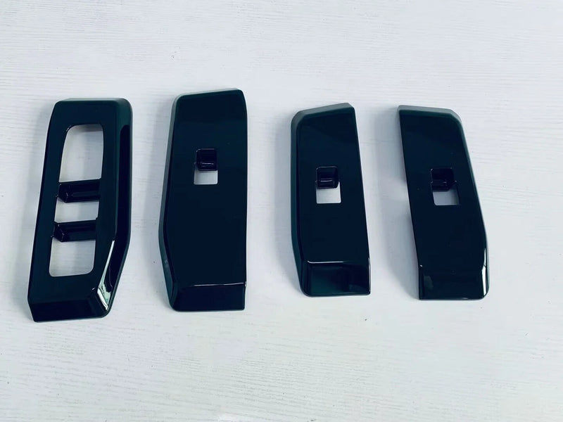 Toyota Prado LC250 4 x Black Window Lift Panel Switch Cover Trim (2024-2025)