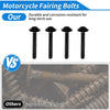 Harley Road Glide Windshield Bolts Titanium Alloy Black (2015–2024)