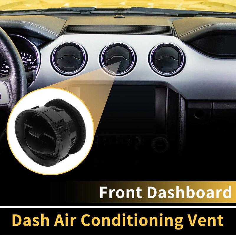 Ford F150 2009-2014 Center Outlet Black Dash AC Heater Air Vent