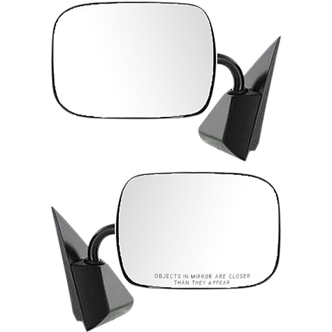 Mirror For 88-99 GMC C1500 Set of 2 Driver and Passenger