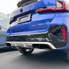 BMW X1 U11 U12 M Sport 2 x Gloss Black Rear Bumper Side Covers (2023-2024)