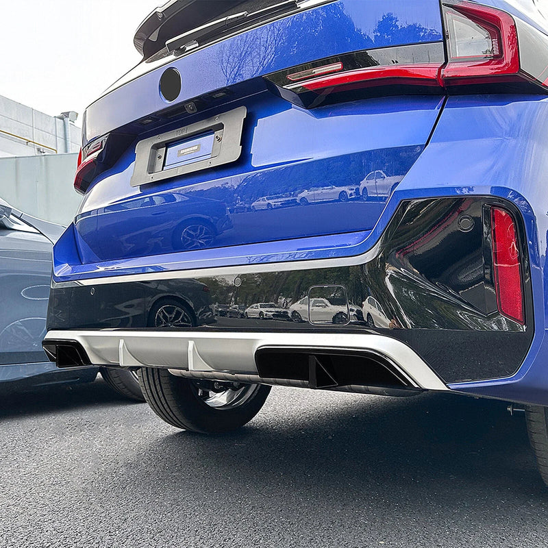 BMW X1 U11 U12 M Sport 2 x Gloss Black Rear Bumper Side Covers (2023-2024)