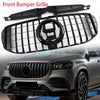 Benz X167 GLS450 GLS580 2020-2023 Gloss Black Front Bumper Grille