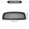 Dodge Ram 1500 Matte Black Front Grille Assembly with Rivet (2011 - 2012)