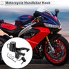 Motorcycle Double-Fork Metal Motorcycle Hanging Hook 1 Set Black