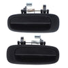Toyota Corolla Door Handle Outer 2 x Rear Left+Right Black (1997–2002)