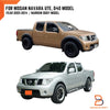 Nissan Navara D40 Narrow Body 4DR Dual Cab Black Fender Flare Arch