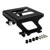 Harley Low Rider Matte Chopped Trunk Backrest Solo Mount Rack (18-25)