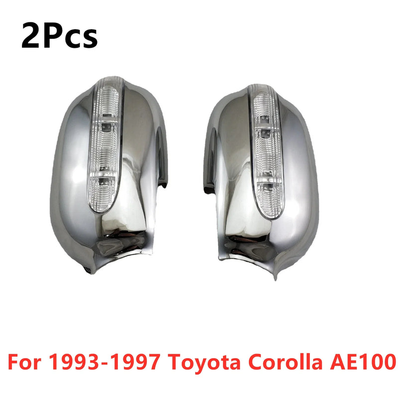 Toyota Corolla 2 x LED Side Mirror Cover Trim Caps Decor (1993–1997)
