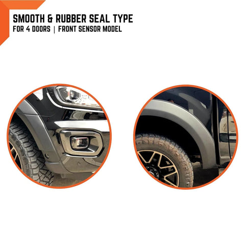 Ford Ranger PX3 6" Grey Wildtrak Fender Flares (2018-2021)