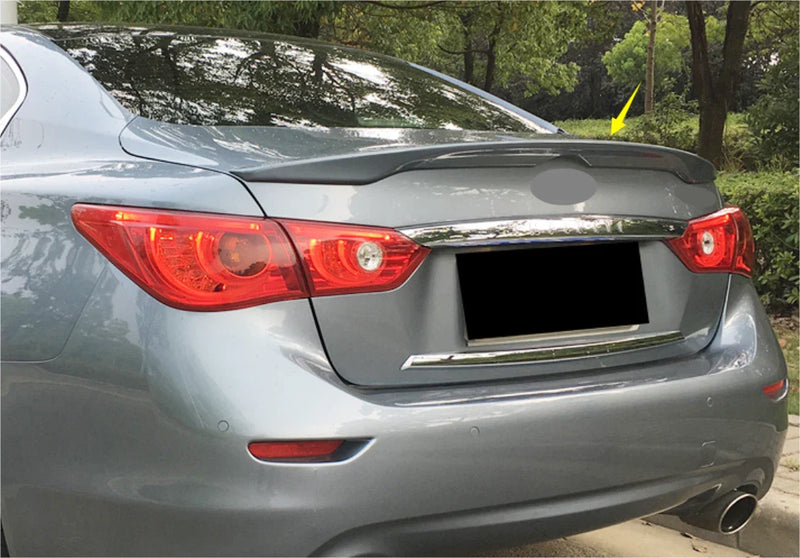 Infiniti Q50 Sedan 4DR Unpainted ABS Rear Spoiler OE Style Wing (2014-2024)