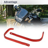 Motorcycles 1 Set Universal Hand Guard Knuckle Guard Red Aluminum Alloy