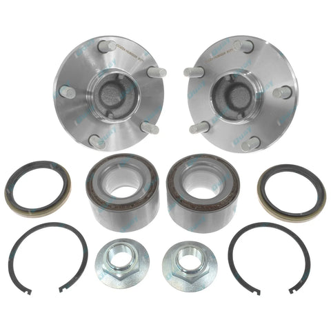 Toyota Hilux GGN15 KUN16 TGN16 Set of 2 Front Axle Wheel Hubs + Bearings