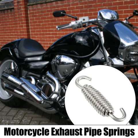 Universal Motorcycle 6 x Muffler Exhaust Pipe Spring / 55mm 2.17" /
