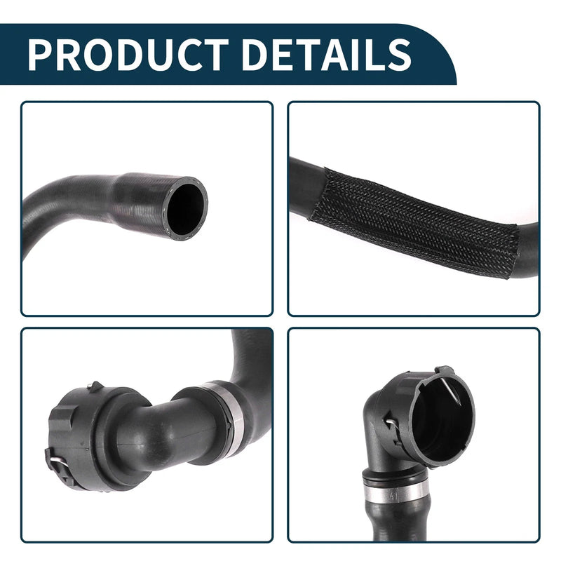 Volvo V60 (2012) - Rubber Black 1 Pcs Radiator Hose Water Pipe
