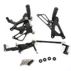 Triumph T595 509 955i 1050 Speed Triple Black Rearset Footpegs (2006-2012)