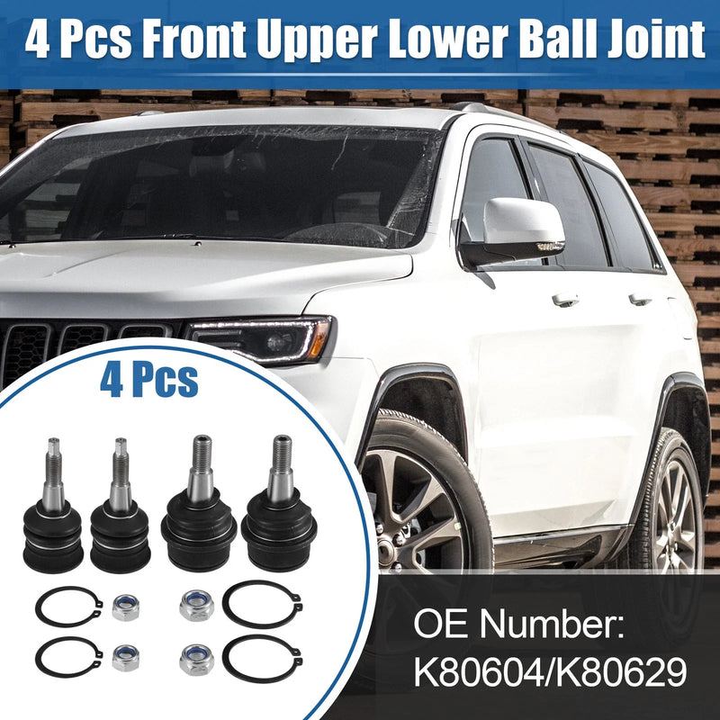 Jeep Commander 4 x Front Upper Lower Ball Joints (2006-2010)