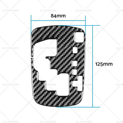 Toyota Hilux Revo Carbon Fiber Gear Shift Sticker Trim (2015-2023)
