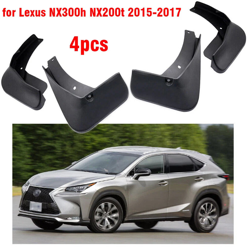 Lexus NX300h NX200t Mud Flaps Splash Guard Mudguard (2015–2017)